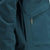 General detail shot of hand pockets on Topo Designs Men's Mountain Parka waterproof shell jacket in "Pond Blue"
