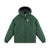 Topo Designs Mountain Puffer Primaloft insulated Hoodie jacket in "Forest" green.