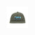 Topo Designs Nylon Ball Cap Split Topo embroidered logo hat in 