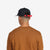 Back model shot of Topo Designs Nylon Ball Cap Split Topo embroidered logo hat in "black"
