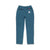 Back of Topo Designs women's boulder lightweight hiking and climbing pants in "pond blue"