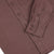 Button, placket, & cuff detail on Topo Designs Women's Dirt Shirt 100% organic cotton long sleeve button-up in "peppercorn" brown purple.