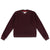 Topo Designs Women's Global Sweater recycled Italian wool crewneck pullover in "Burgundy" red