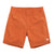 Front product shot of Topo Designs Men's Global Shorts in clay orange.