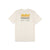 Back of Topo Designs Men's Strata Map 100% organic cotton graphic t-shirt in "Natural" white.