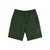Topo Designs Men's Tech Shorts Lightweight 4-way stretch in "Olive" green.