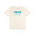 Topo Designs Men's Topo Fade Tee 100% organic cotton graphic logo short-sleeve t-shirt in natural white.