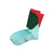 Topo Designs Sport Socks nylon blend athletic crew socks in "red / blue" & green