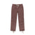 Topo Designs Women's Dirt Pants sustainable 100% organic cotton drawstring in "Peppercorn" brown.