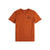 Front view of Topo Designs Men's Cactus Landscape Tee 100% organic cotton graphic short sleeve t-shirt in "clay" orange.