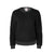 Front product shot of women's global sweater in "Black".