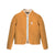 Front product shot of the sherpa jacket in "natural / khaki" showing the DWR tech fabric