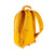 Backpack straps on Topo Designs Light Pack in Mustard yellow canvas.
