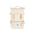 Front product shot of Topo Designs Rover Pack Mini in Natural white canvas.