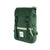 3/4 front product shot of Topo Designs Rover Pack in Forest green canvas.