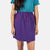 Close-up front product shot of Topo Designs Women's Sport Skirt in Purple