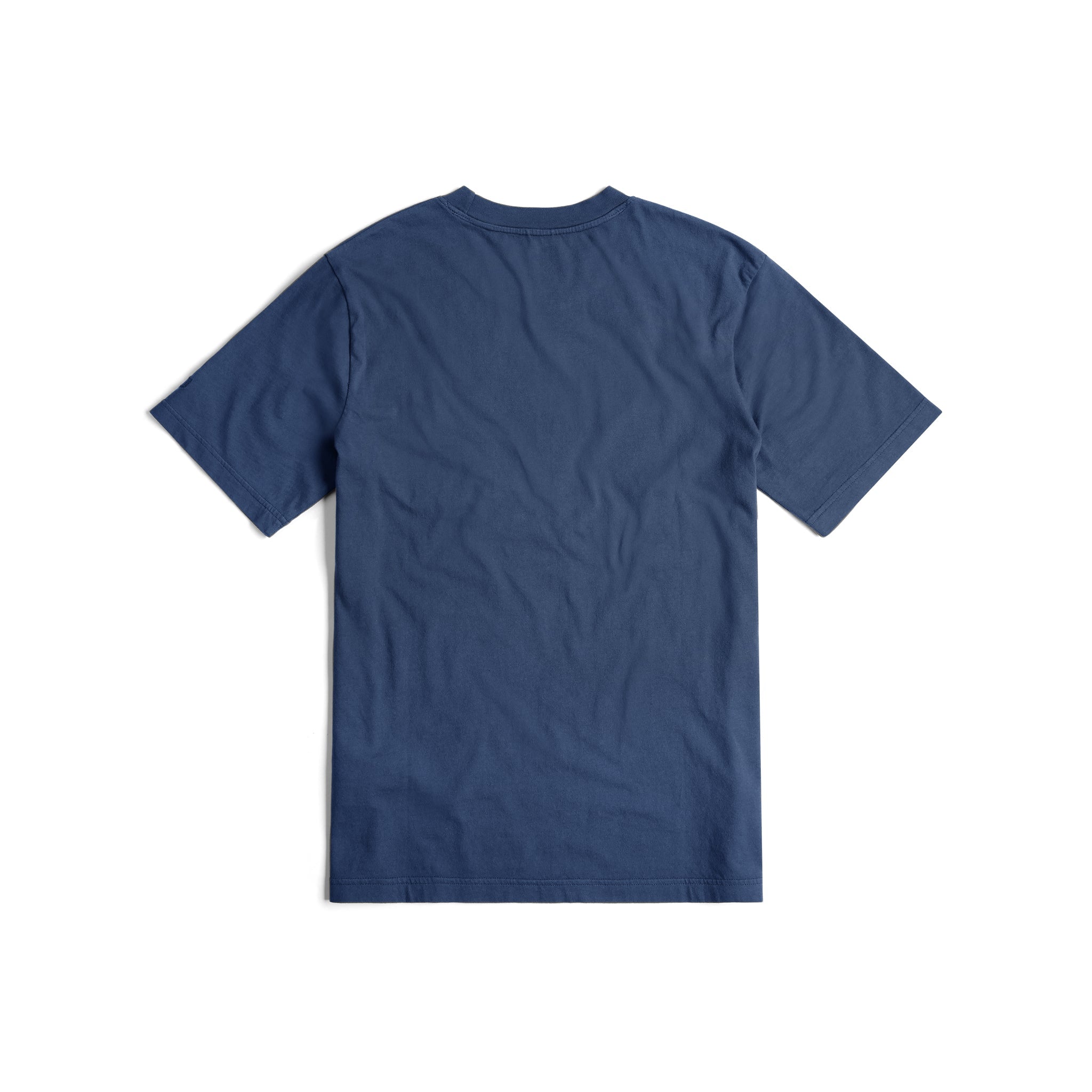 Topo Designs Herren Dirt Pocket Tee Kurzarm-T-Shirt aus 100% Bio-Baumwolle in "Dark Denim".