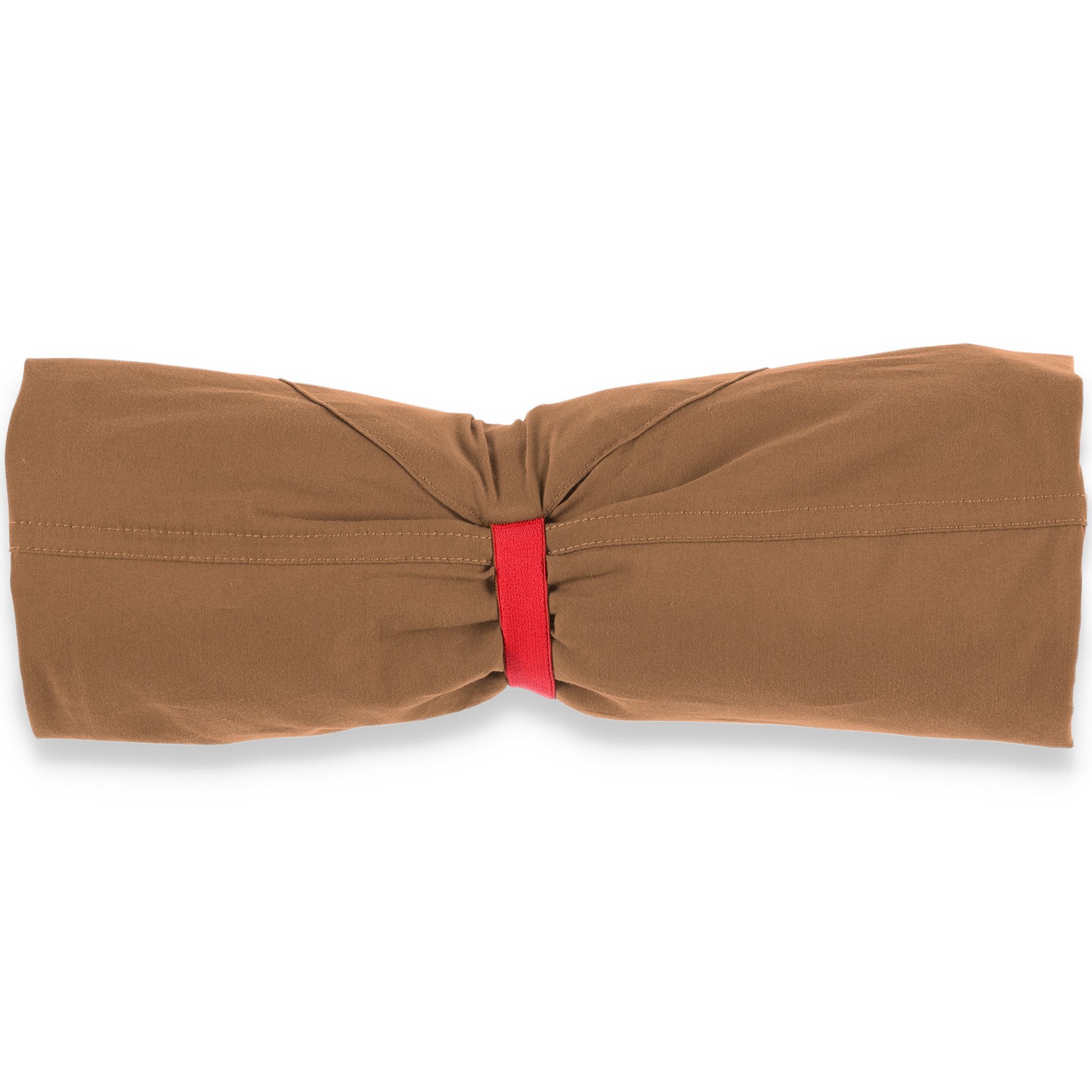 PackFast Packband zum Aufrollen des Topo Designs Herren Global Shirt langärmeliges leichtes Reise-Schnellhemd in "dark khaki" braun.