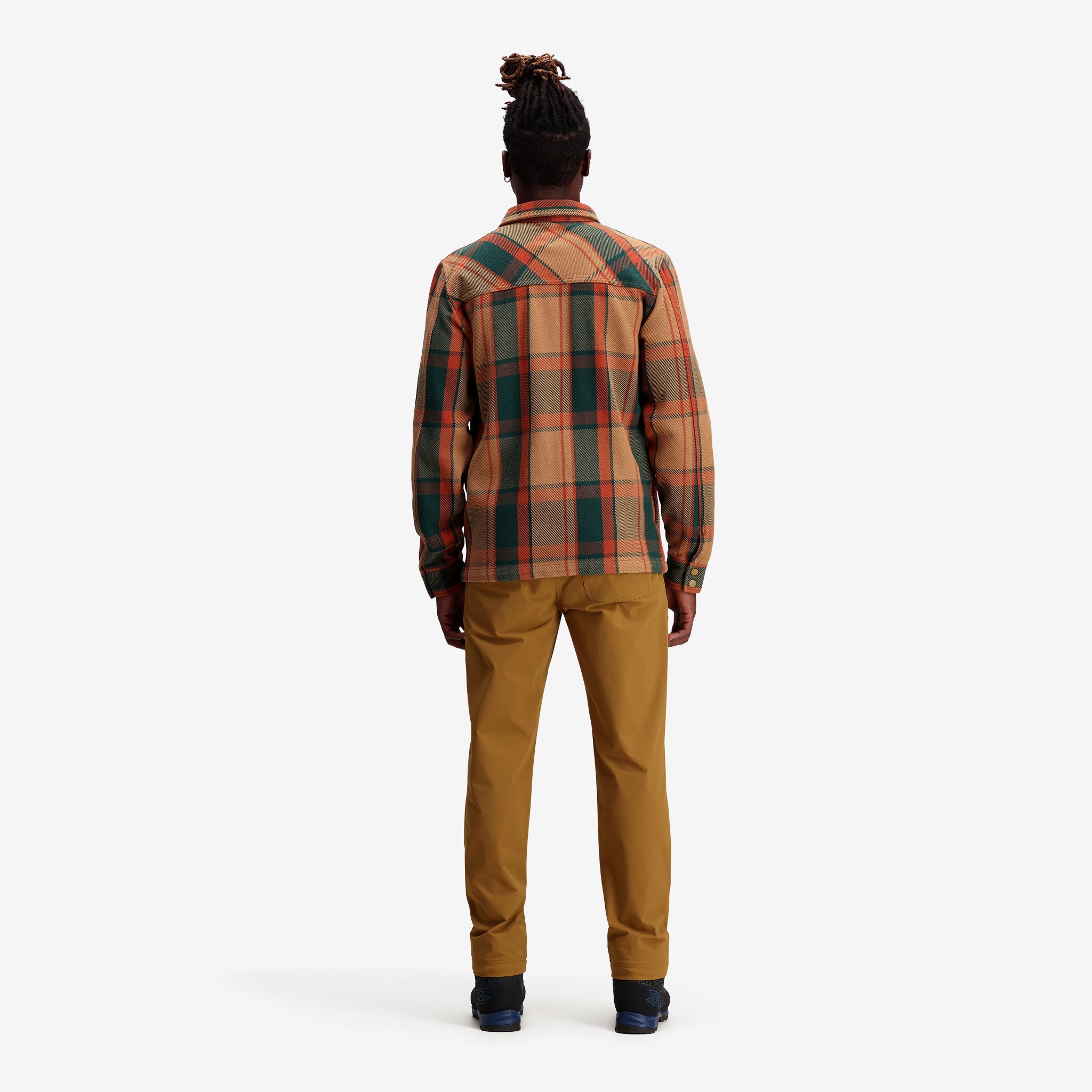 Gesamtansicht der Mountain Shirt Jacke M in "Khaki Multi Plaid".