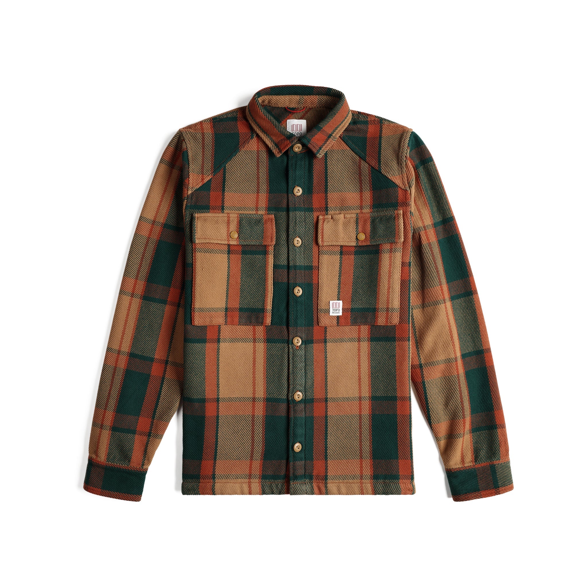 Mountain Shirt Jacke M in "Khaki Multi Plaid"