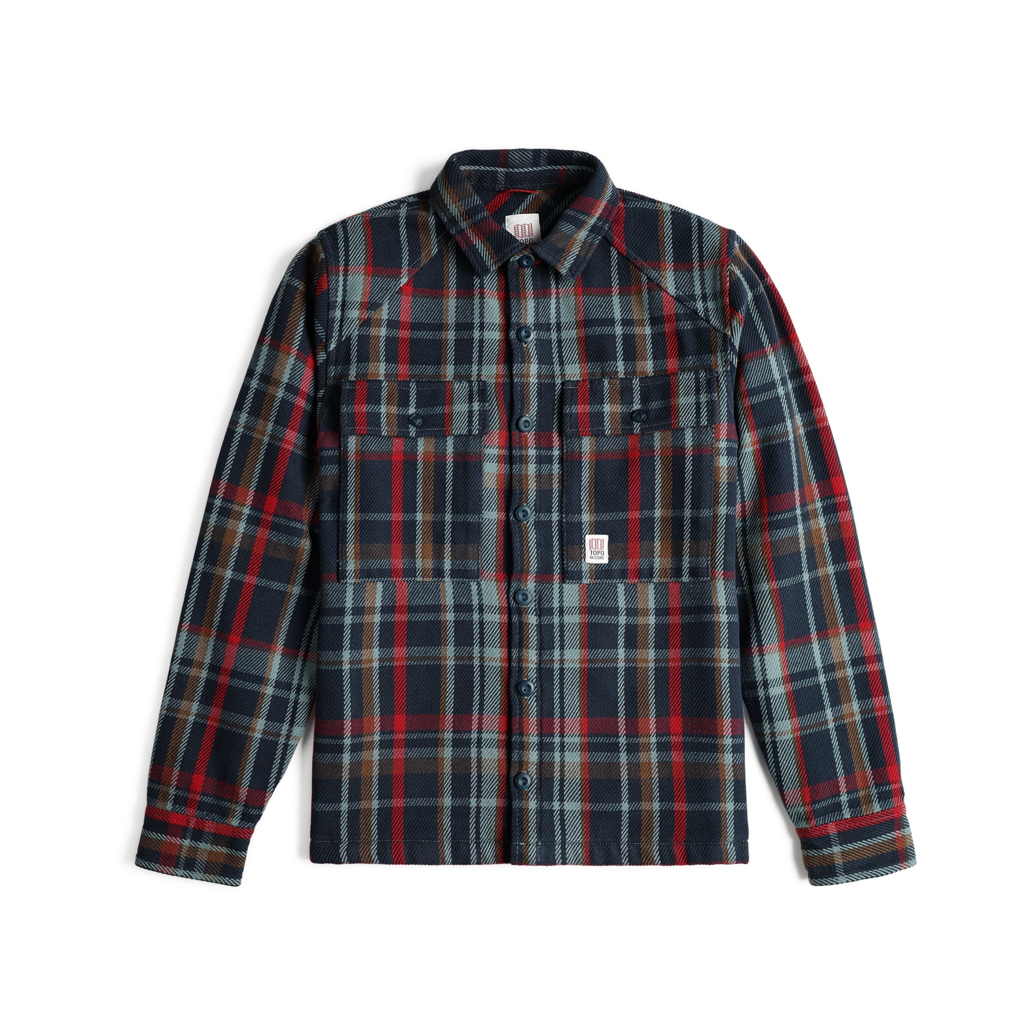 Mountain Shirt Jacke M in "Pond Blue Multi Plaid"