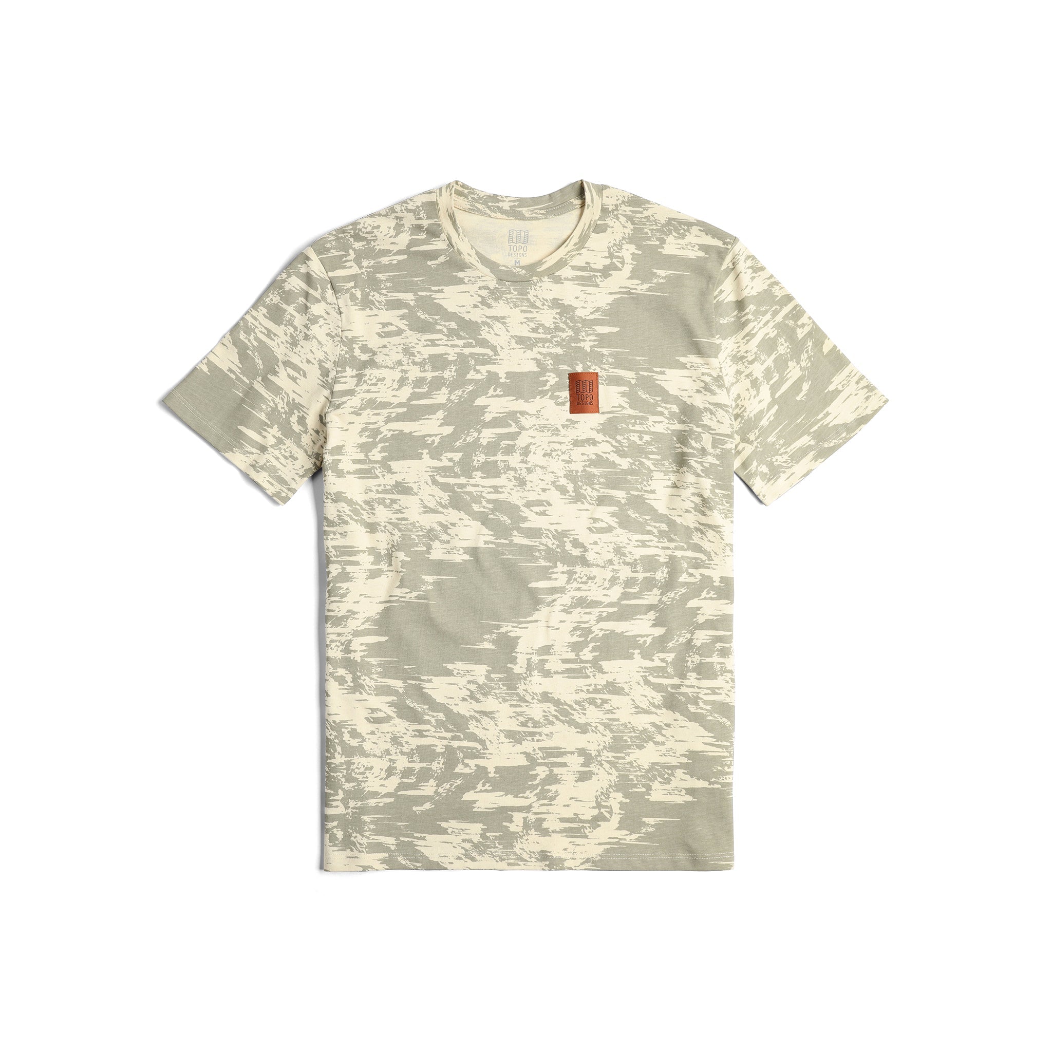 Herren Splintered Tee in "Sand Multi"