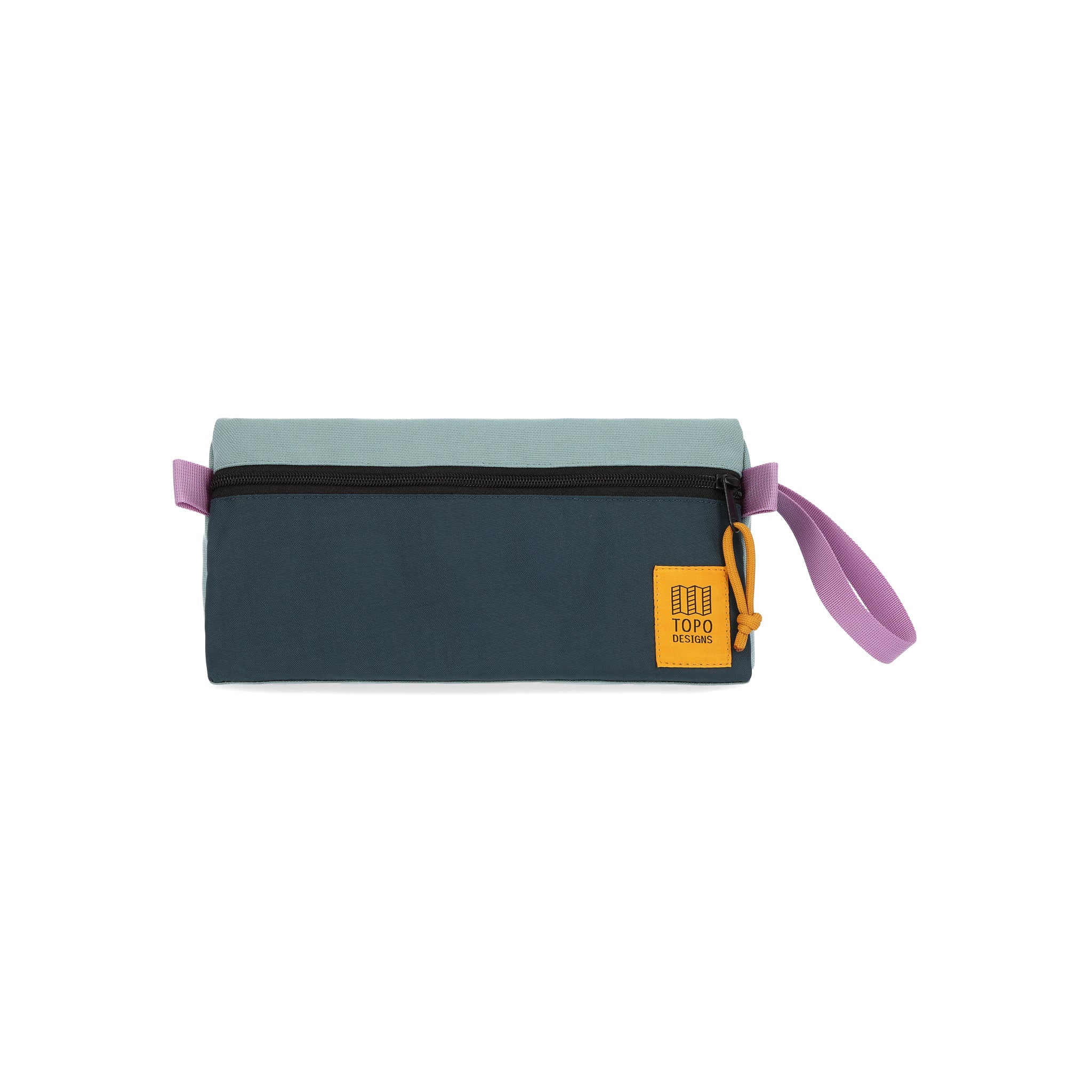 Topo Designs Dopp Kit in "Salbei / Teichblau".