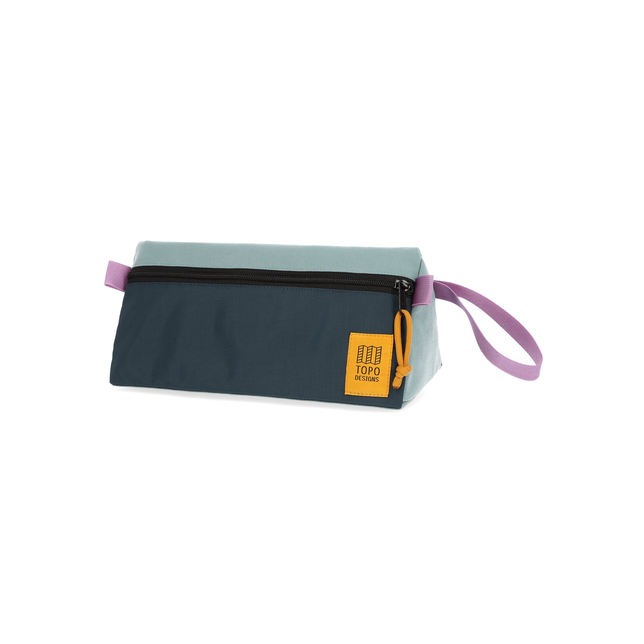 Topo Designs Dopp Kit in "Salbei / Teichblau".