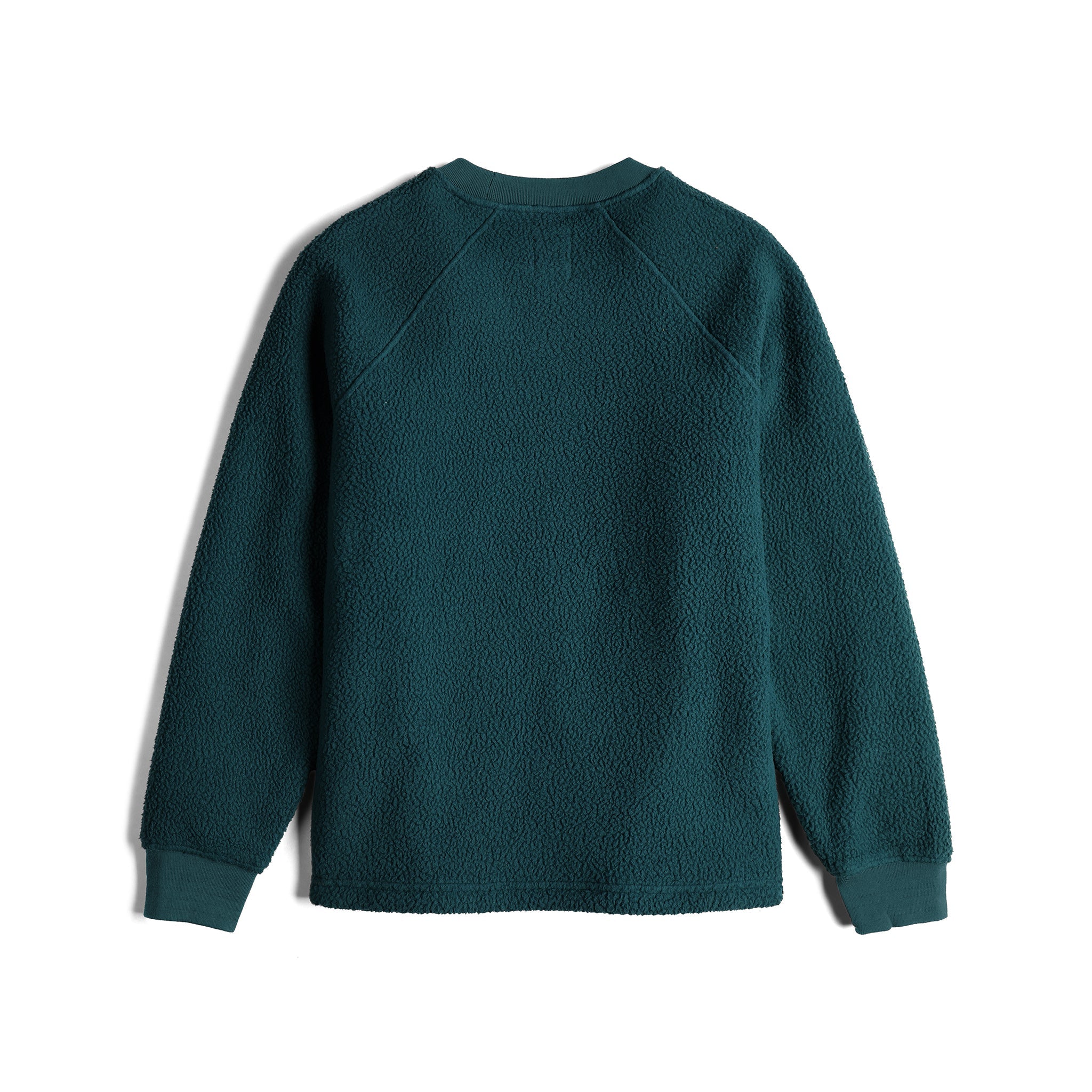 Bergfleece-Crewneck in "Teichblau"