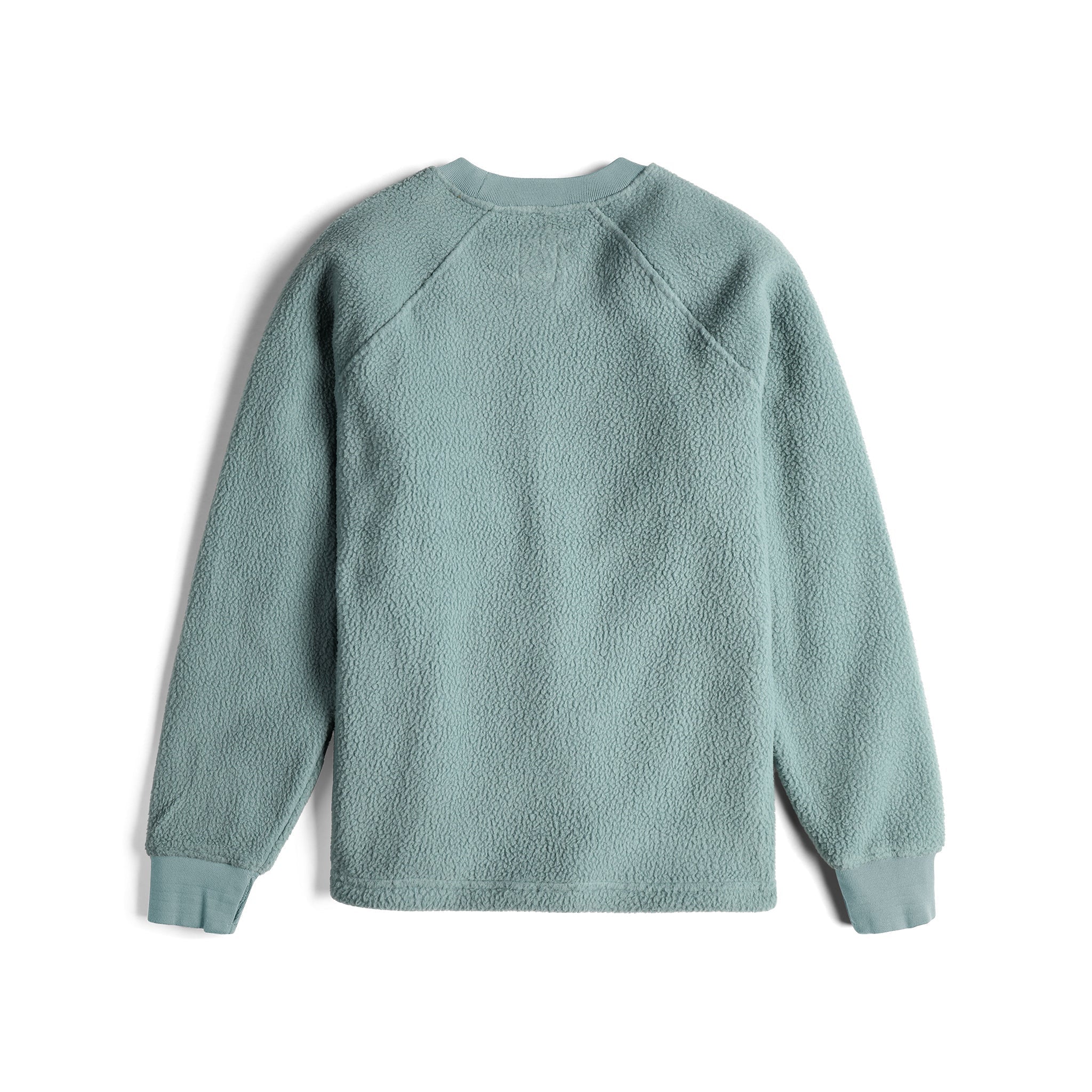 Bergfleece-Crewneck in "Schieferblau"