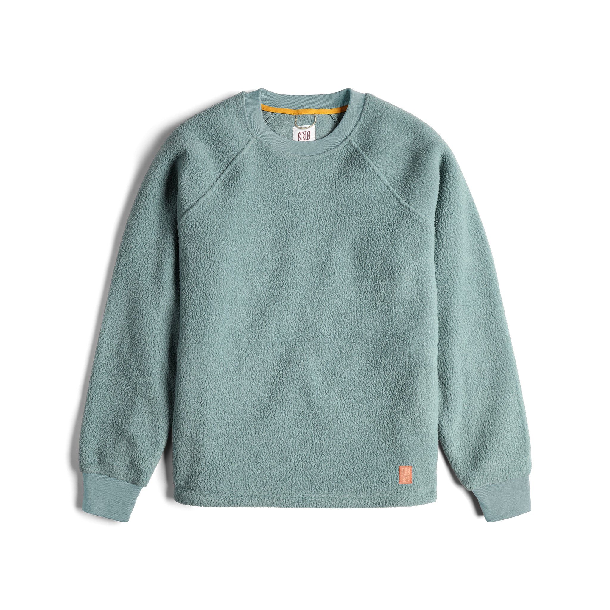 Bergfleece-Crewneck in "Schieferblau"