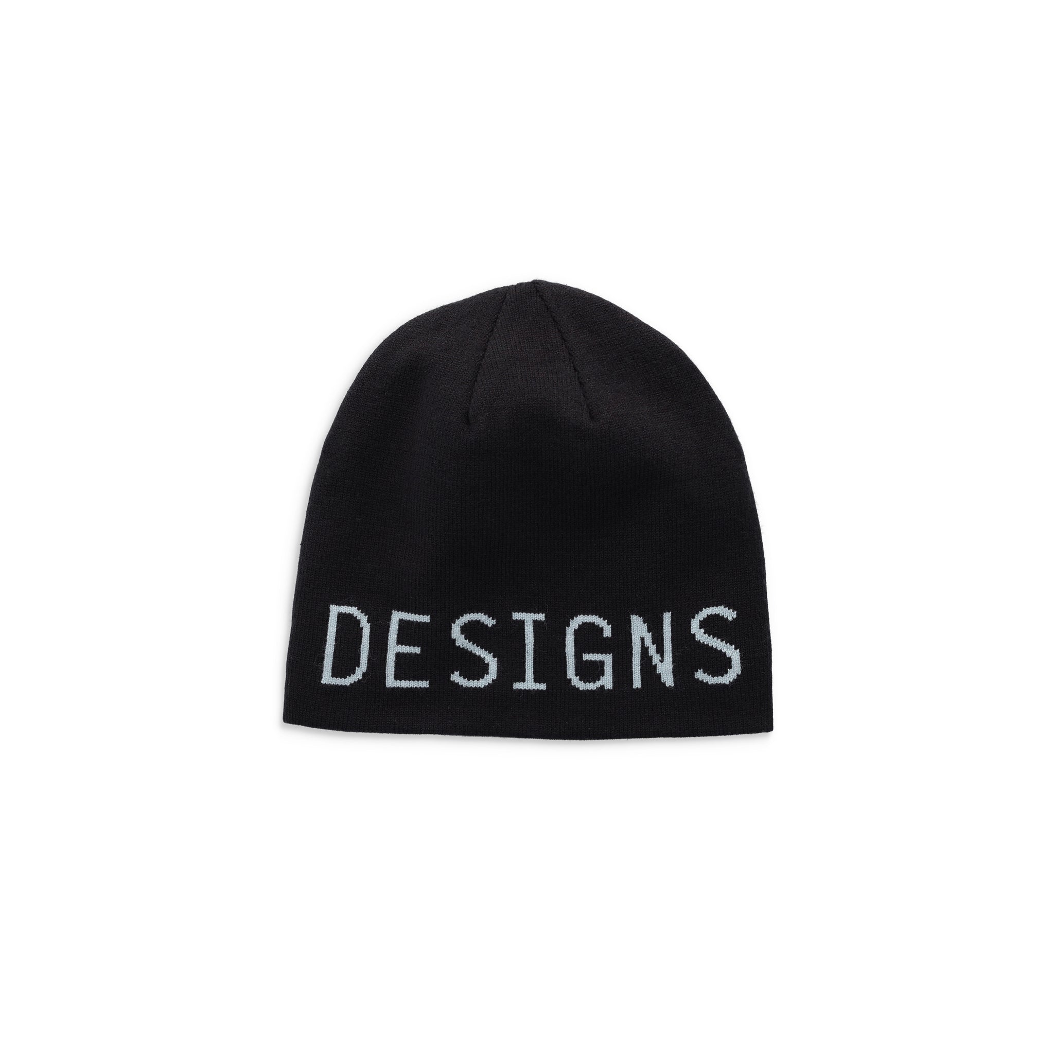 Topo Designs Slim Fitted Beanie "Schwarz / Holzkohle"