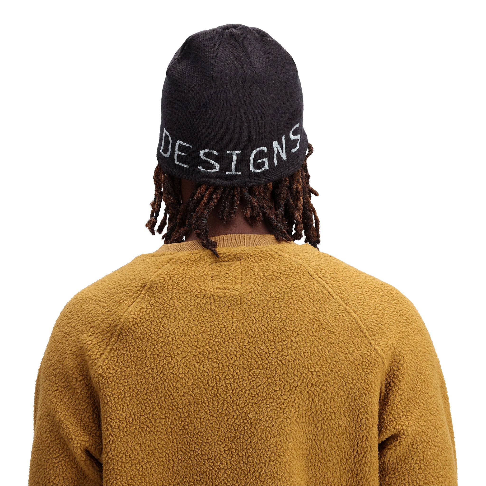 Topo Designs Slim Fitted Beanie "Schwarz / Holzkohle"