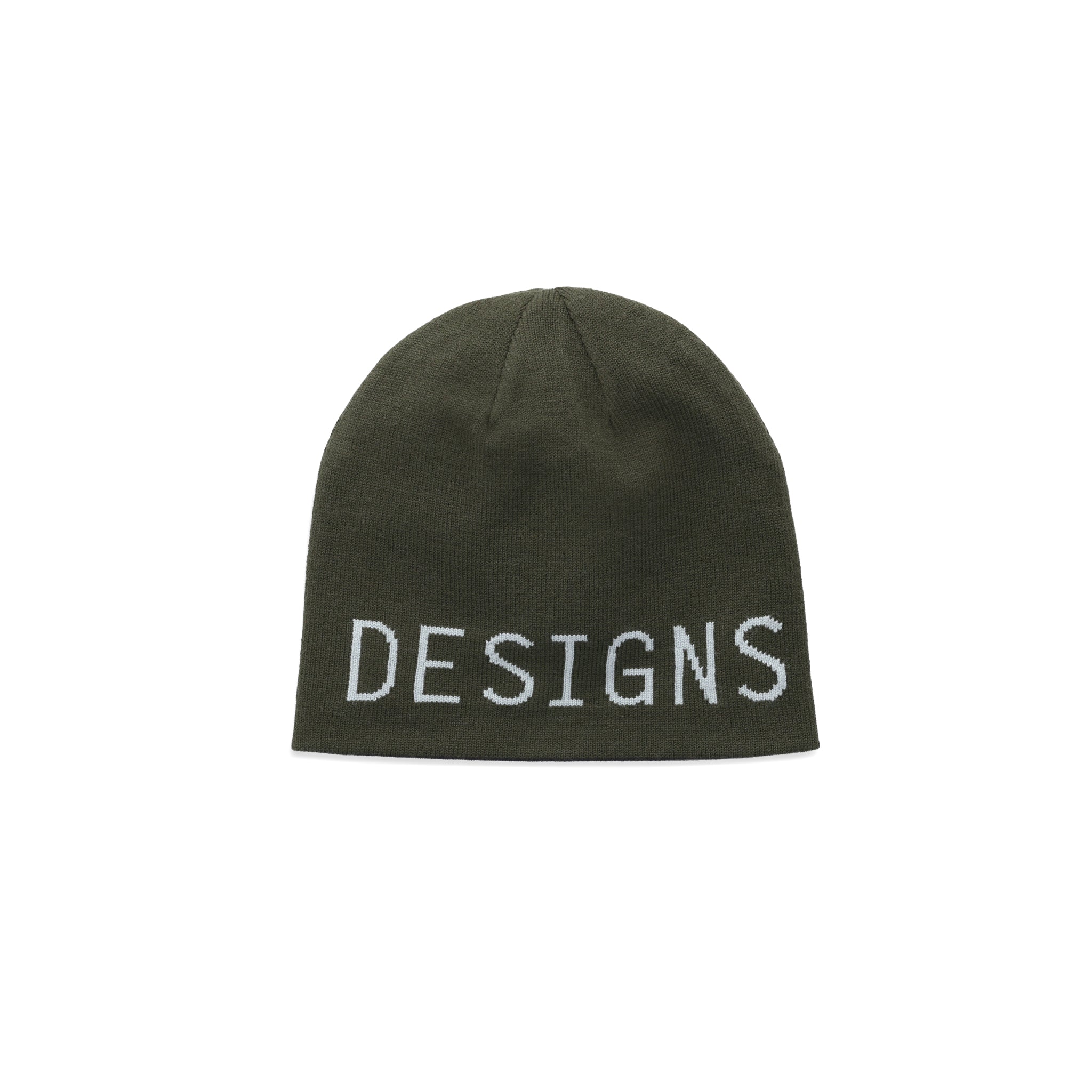 Topo Designs Slim Fitted Beanie "Holzkohle/Olive"