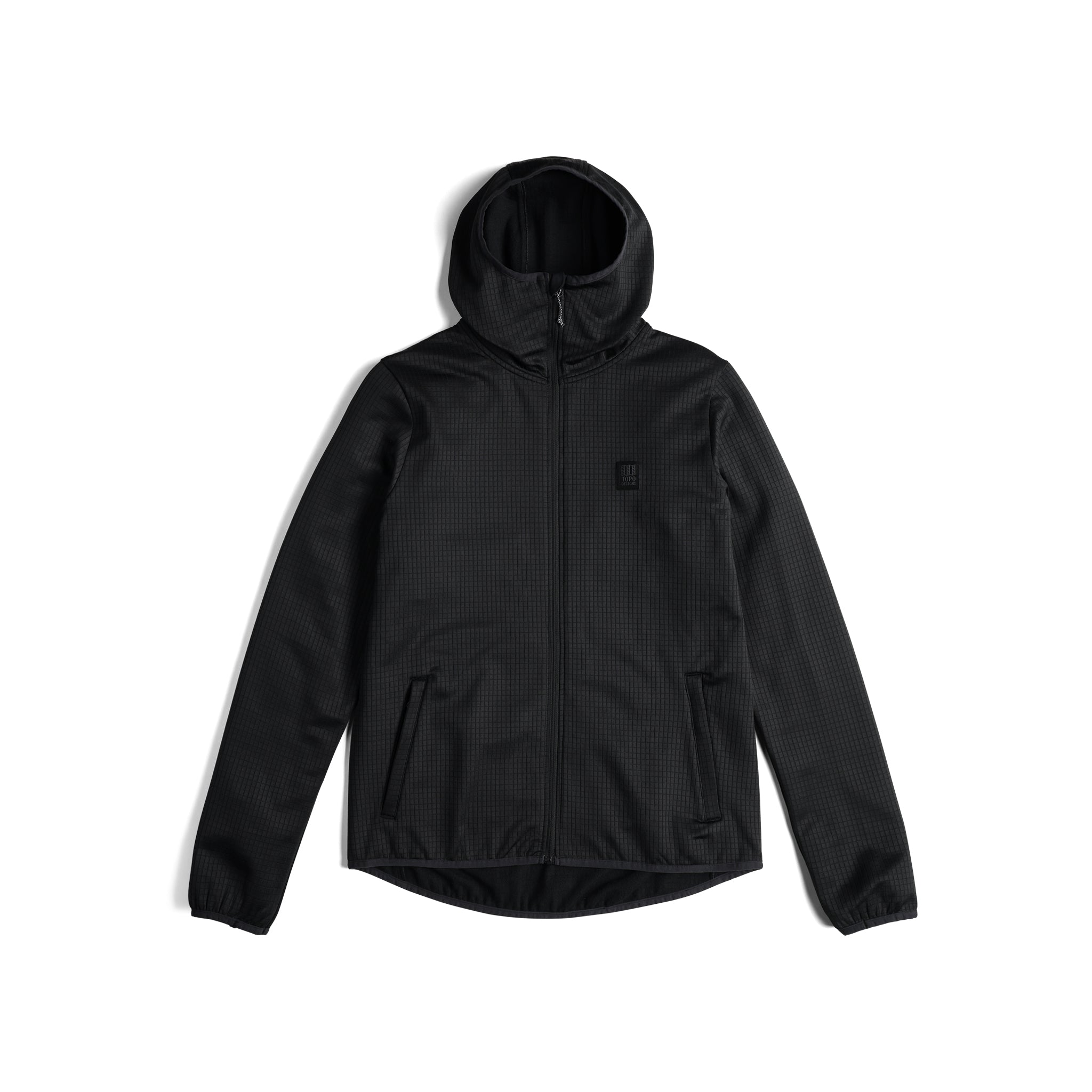 Global Midlayer Hoodie in "Schwarz"