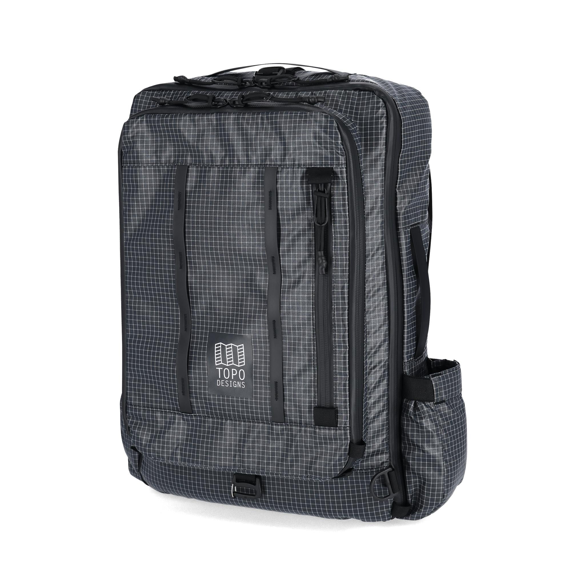 Vorderansicht der Topo Designs Apex Reisetasche 30L in "Black"