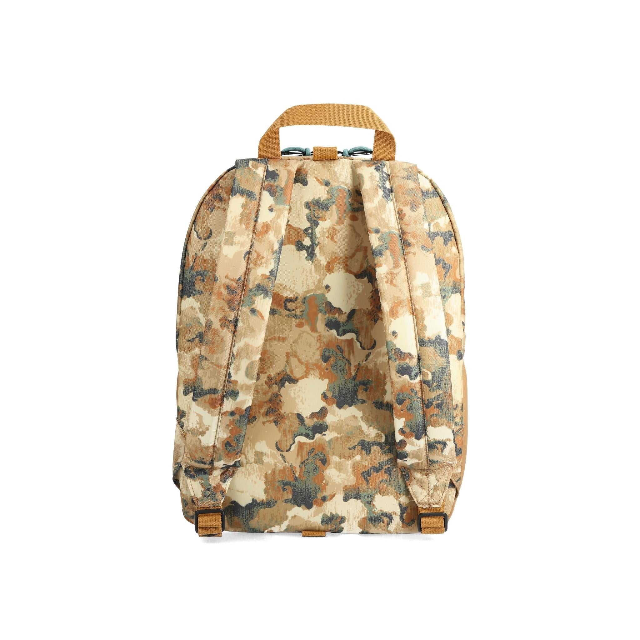 Rückansicht des Topo Designs Dash Pack in "Blur Camo Print"