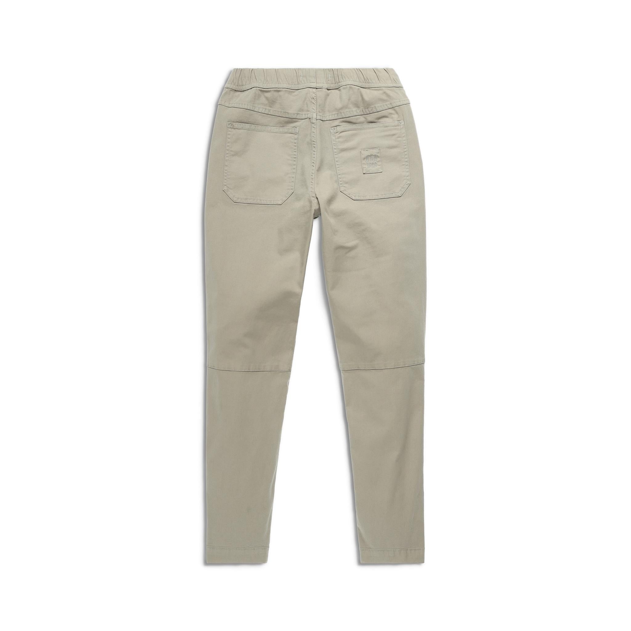 Rückansicht der Topo Designs Dirt Hose Classic - Damen in "Dried Sage"