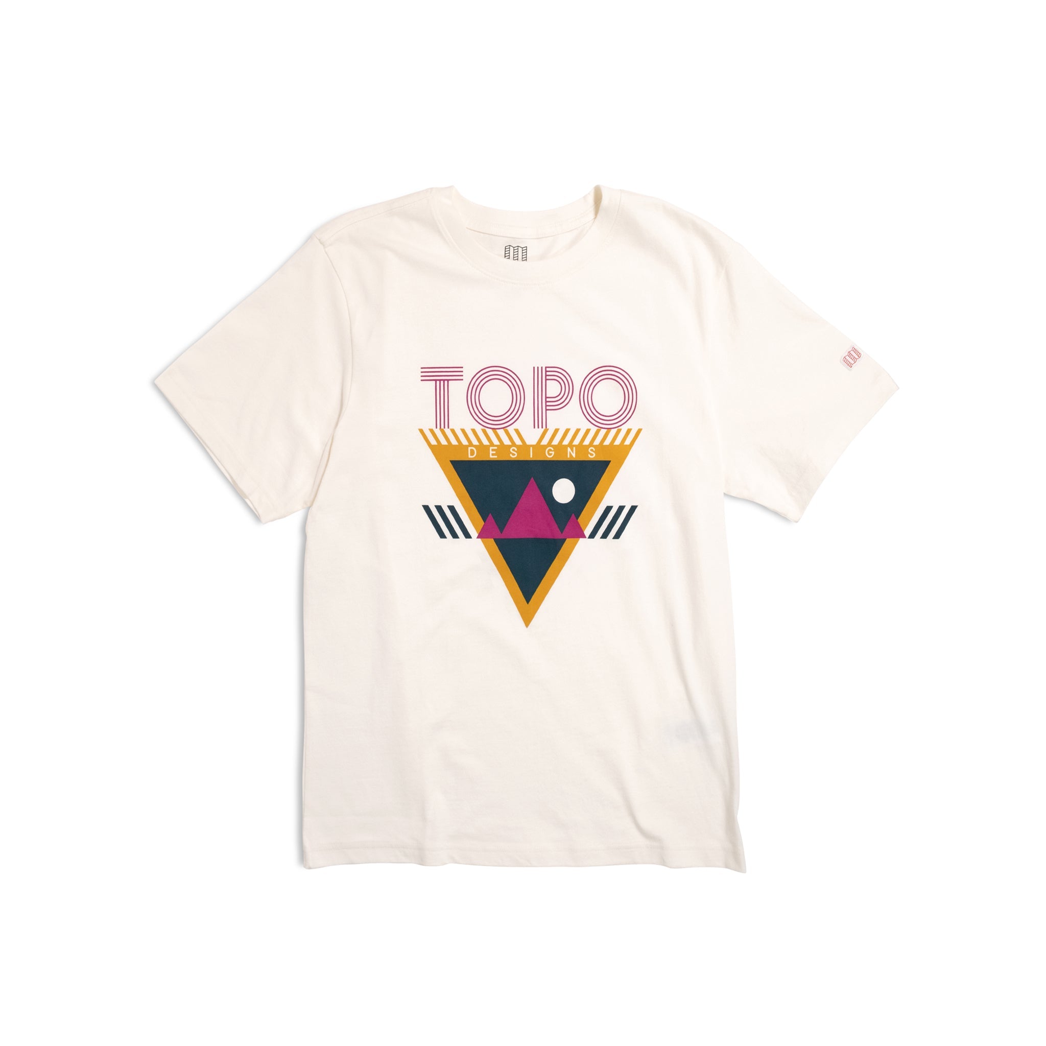 Vorderansicht des Topo Designs Vastview Explorer Tee - Herren in "Natural"