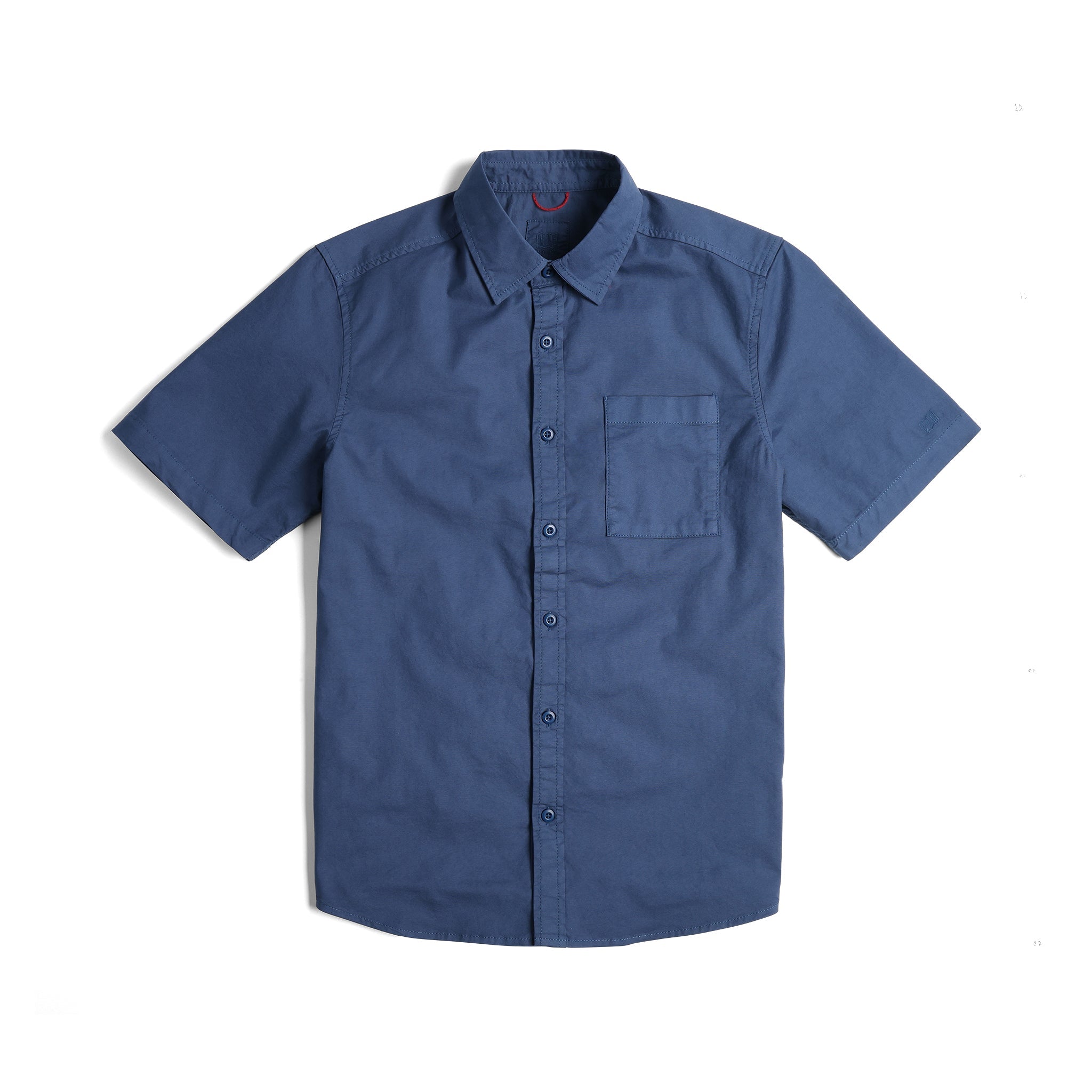 Vorderansicht des Topo Designs Dirt Desert Shirt Ss - Herren in "Dark Denim"