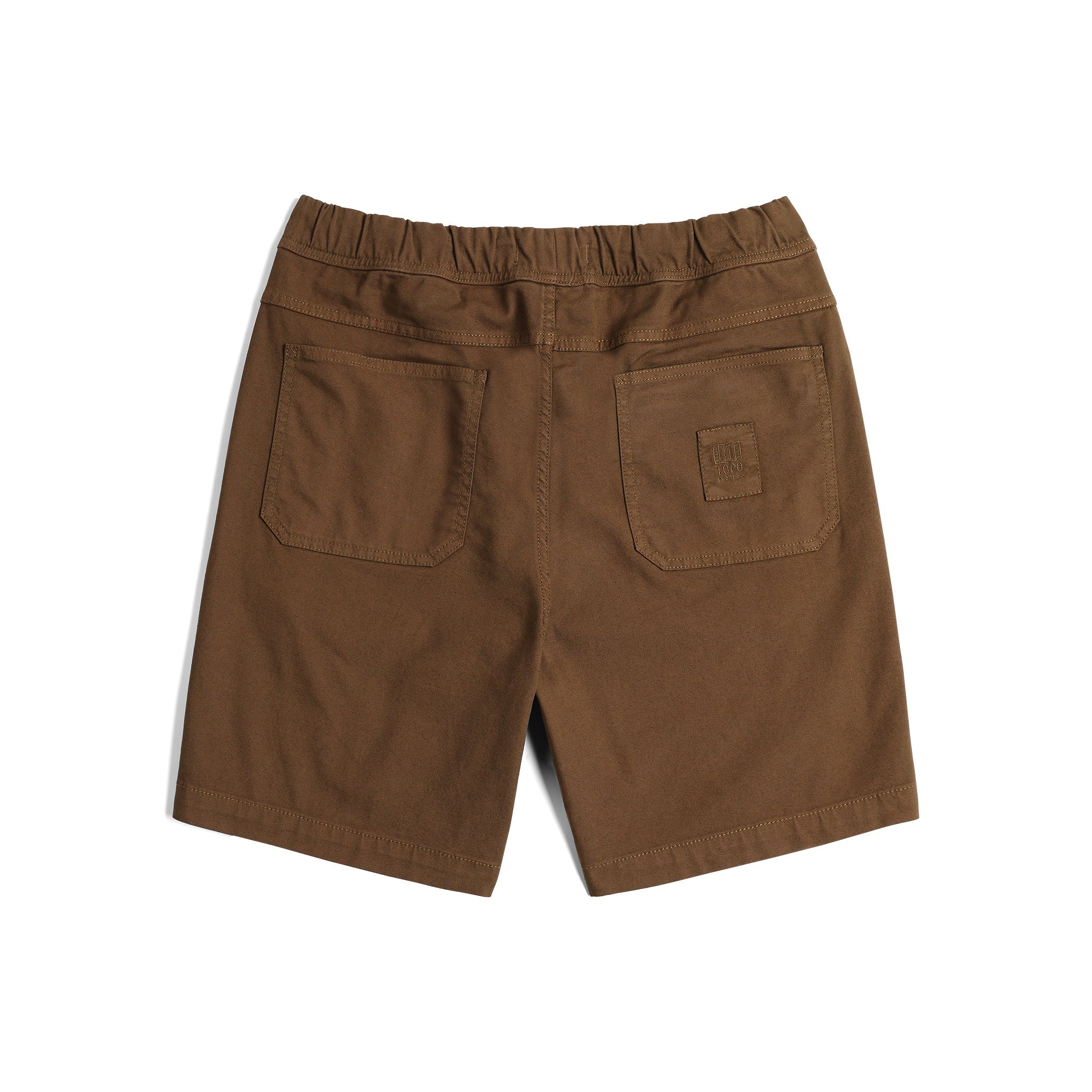 Rückansicht der Topo Designs Dirt Shorts - Herren in "Desert Palm"