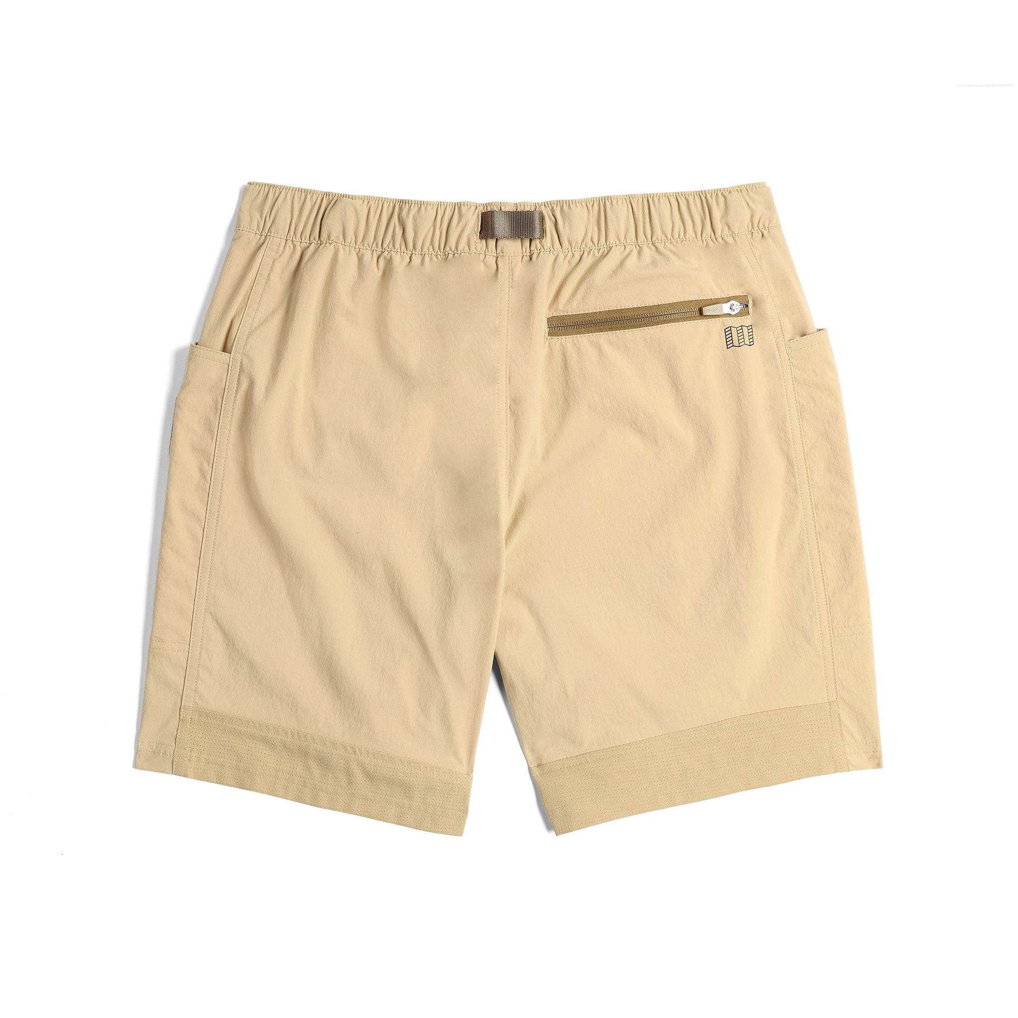 Rückansicht der Topo Designs Retro River Shorts - Herren in "Sahara"