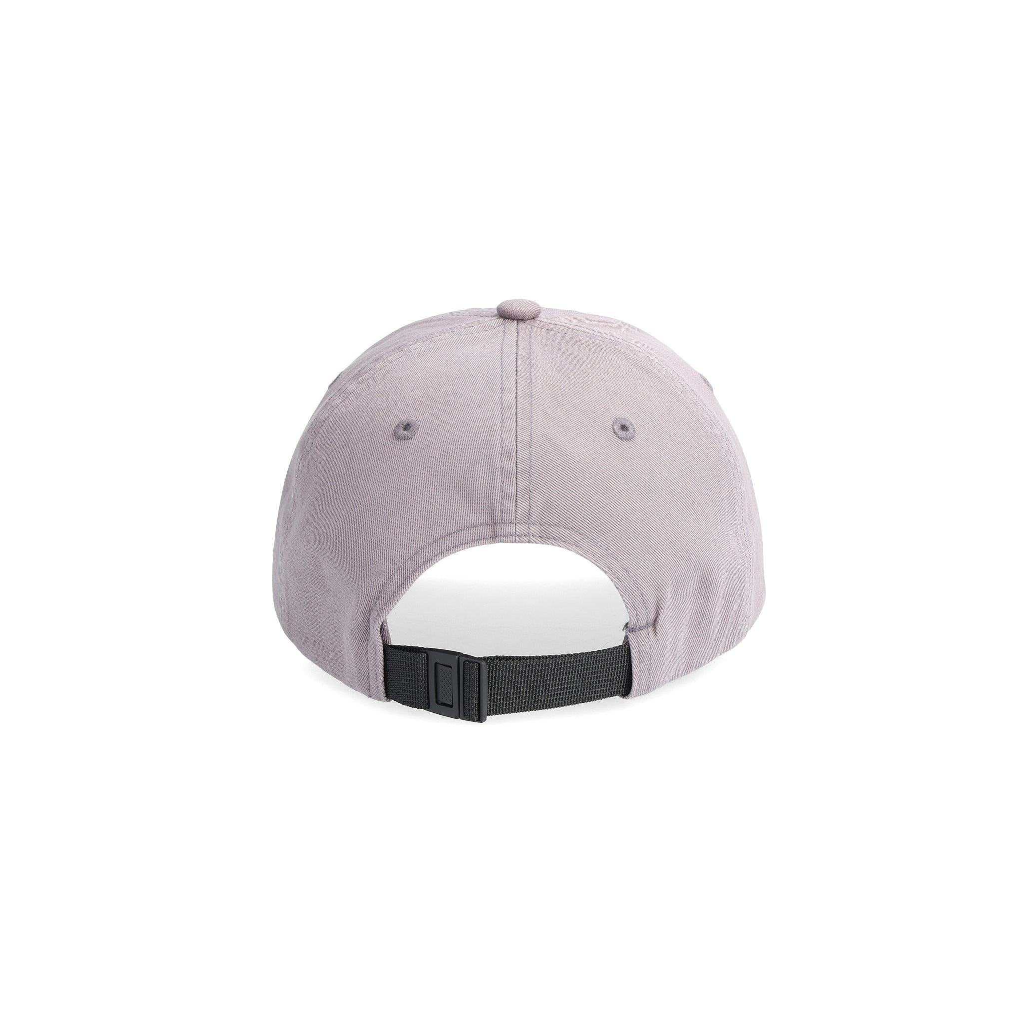 Rückansicht der Topo Designs Dirt Ballcap in "Charcoal"