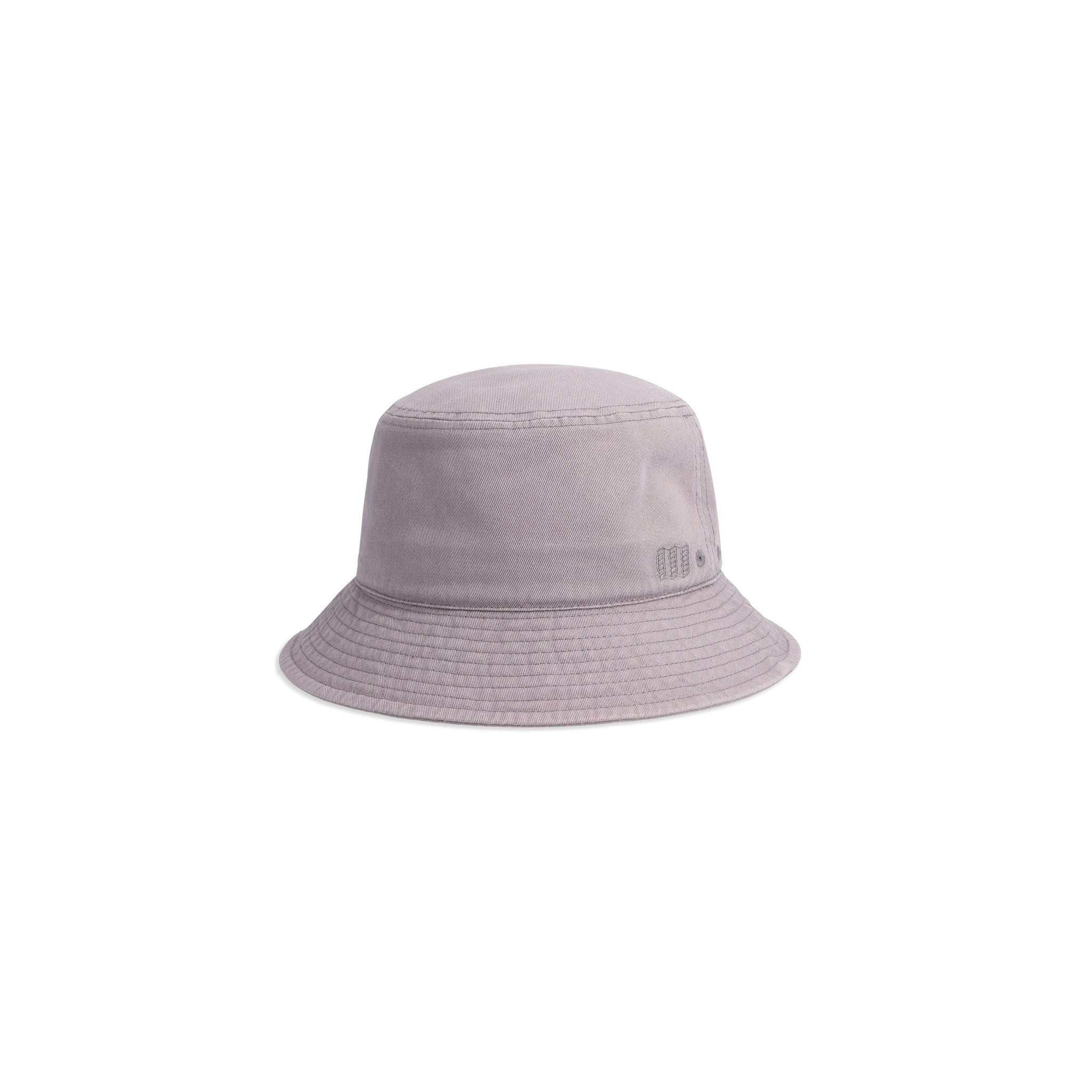 Vorderansicht des Topo Designs Dirt Bucket Hat in "Charcoal"