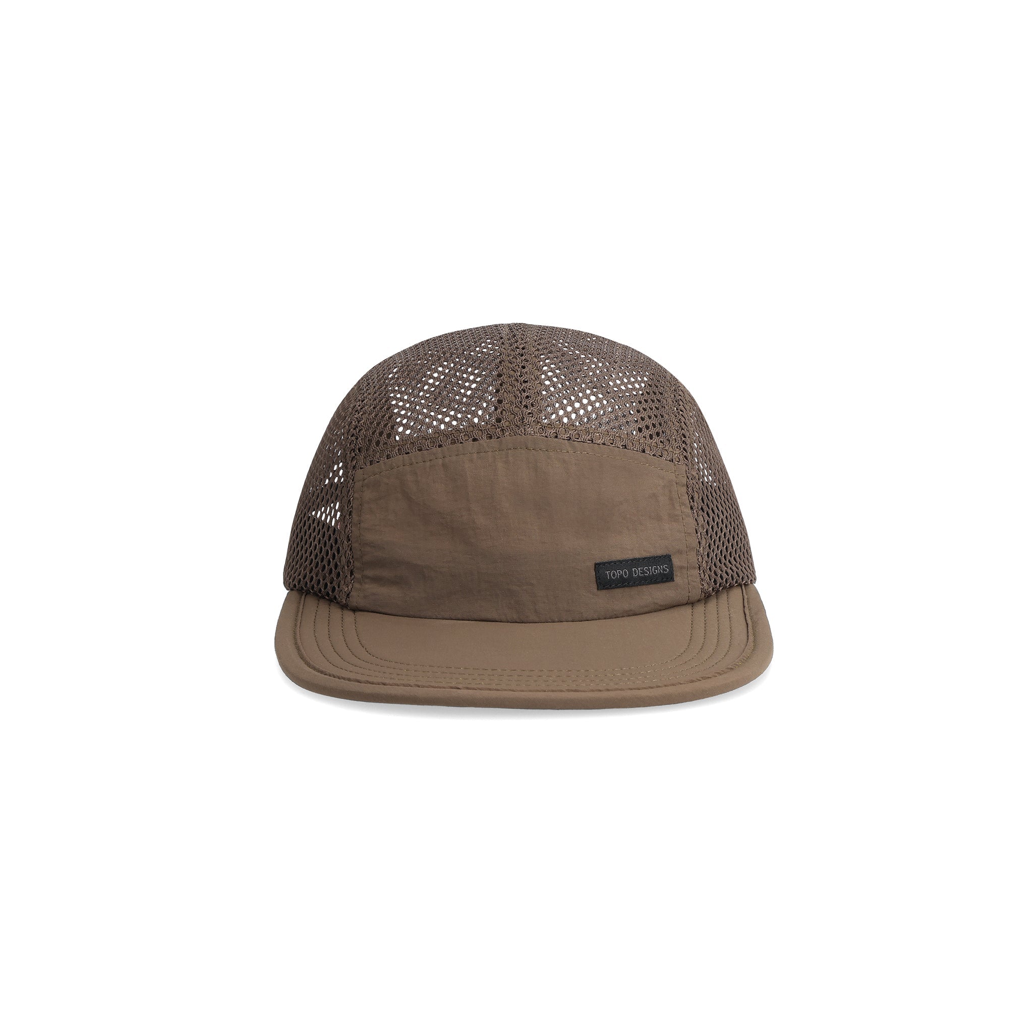 Vorderansicht des Topo Designs Global Hat in "Desert Palm"