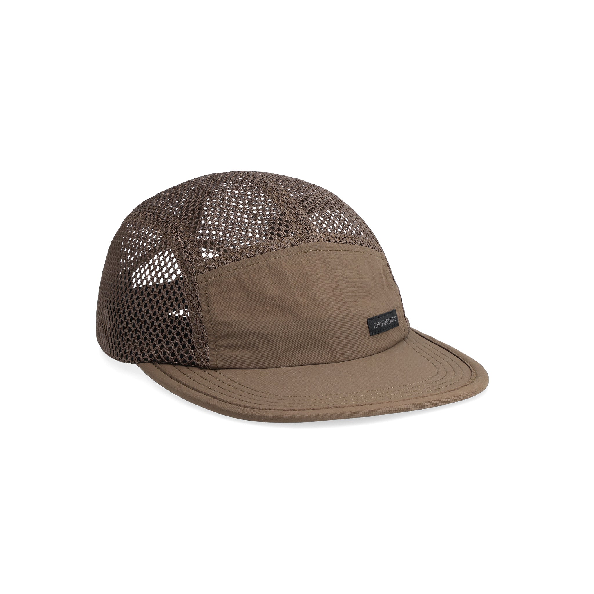 Vorderansicht des Topo Designs Global Hat in "Desert Palm"