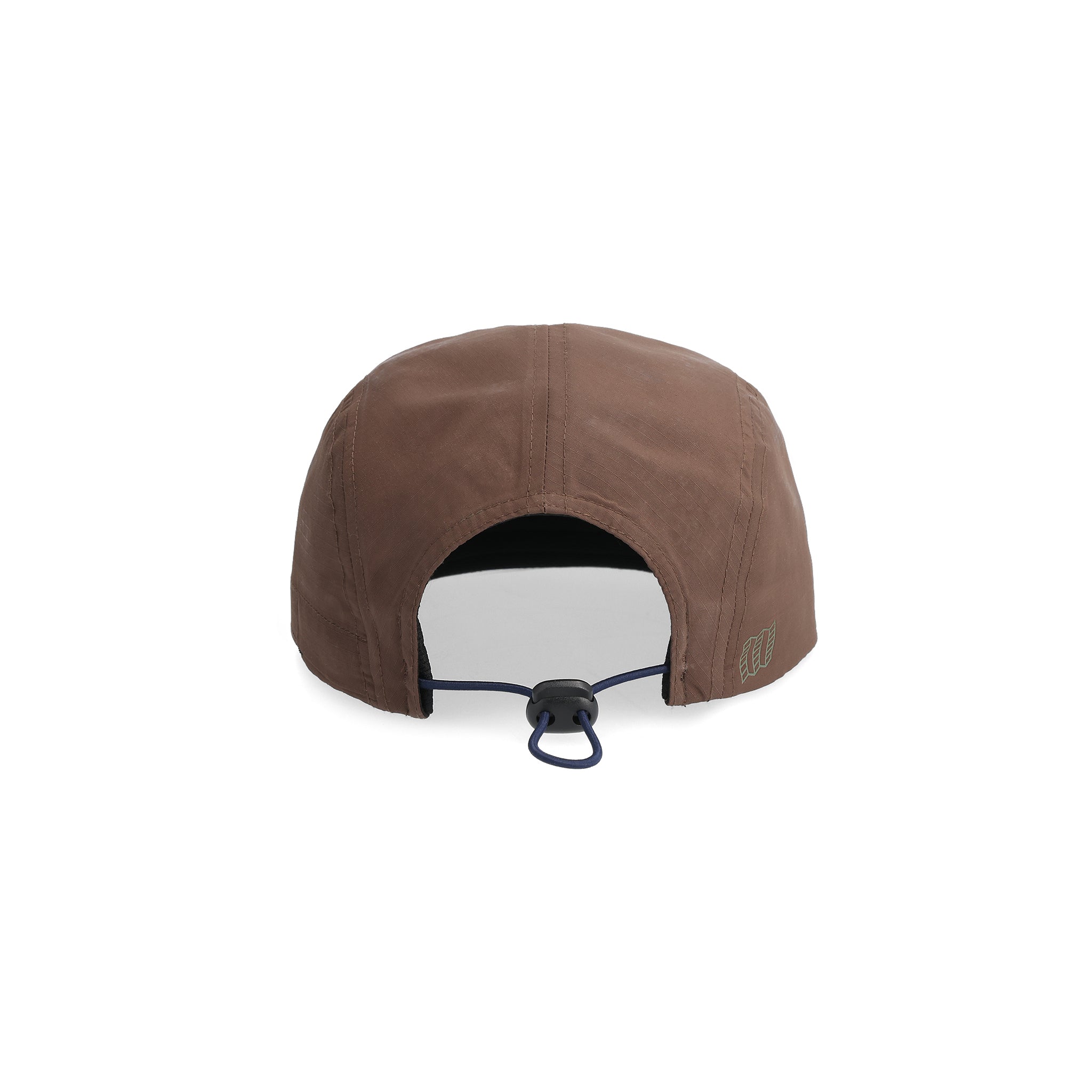 Rückansicht des Topo Designs Global Packable Hat in "Desert Palm"