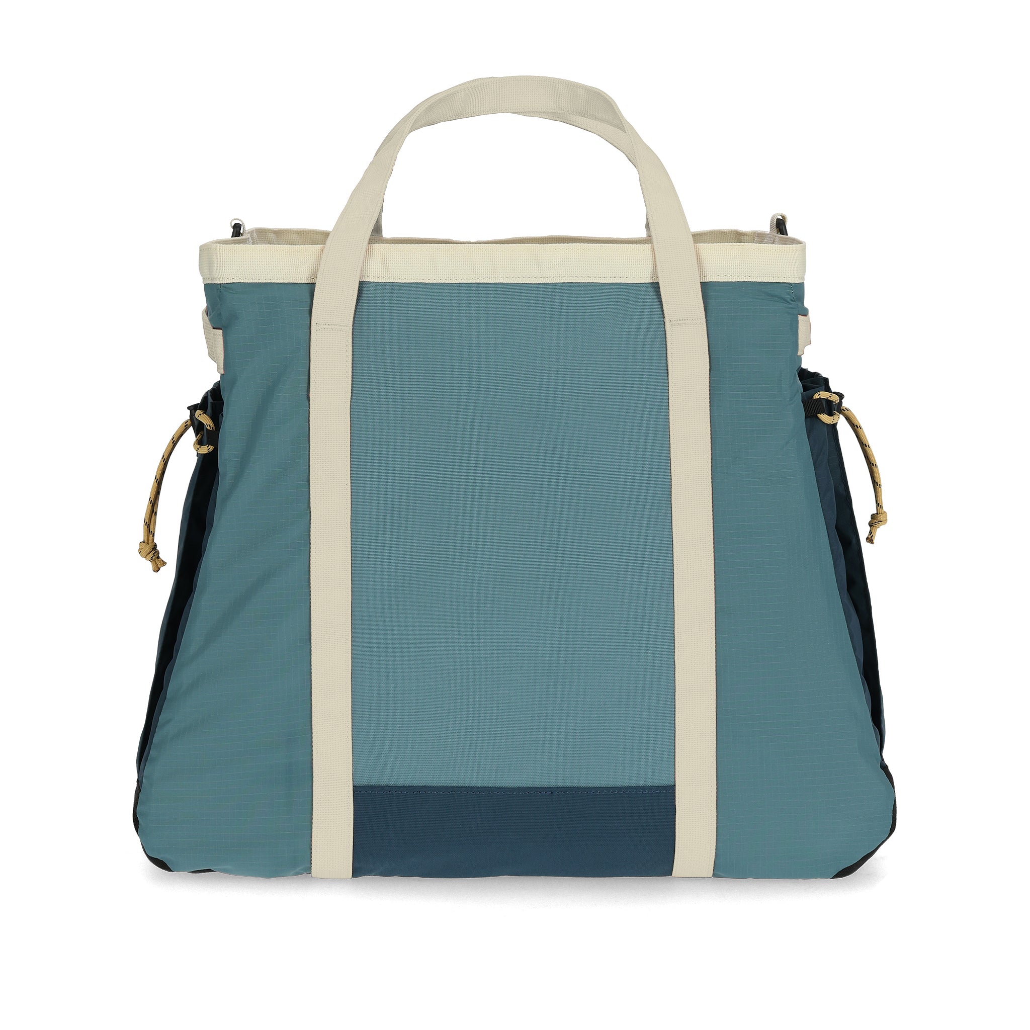 Rückansicht des Topo Designs Mountain Pack 28L in "Geode Green / Sea Pine"