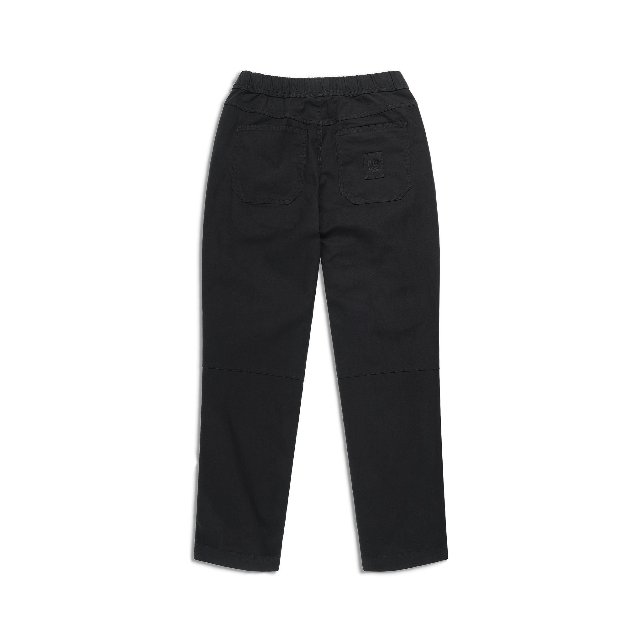 Rückansicht der Topo Designs Dirt Hose Classic - Damen in "Black"