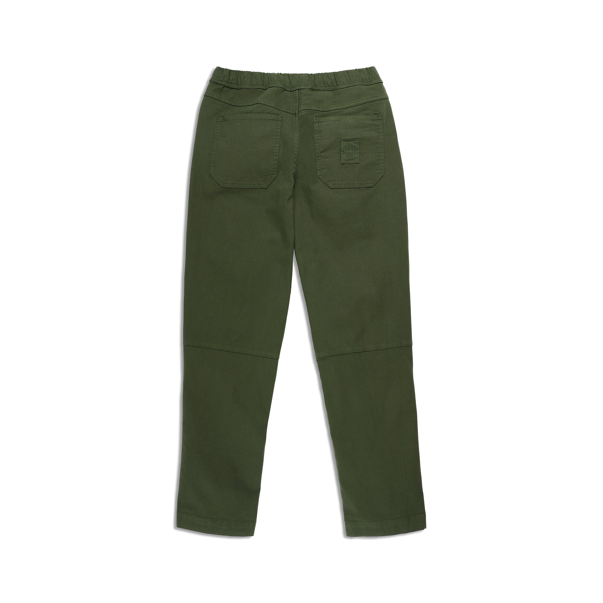 Rückansicht der Topo Designs Dirt Hose Classic - Damen in "Olive"